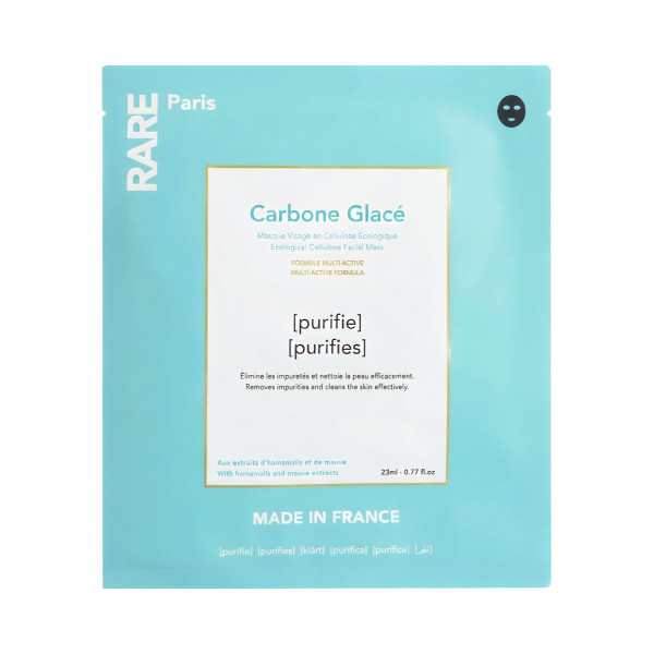 Очищувальна маска для обличчя з гамамелісом та екстрактом мальви Carbone glace ecological mask