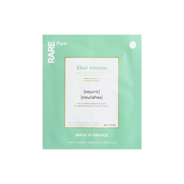 Поживна маска для обличчя з гіалуроновою кислотою та скваланом Elixir intense ecological mask