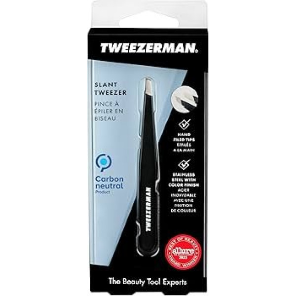 Пінцет для брів Brow slant tweezer Black