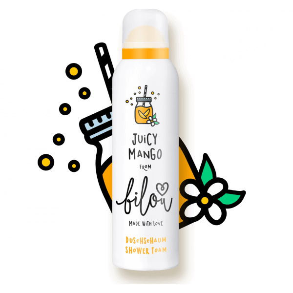 Пінка для душу з ароматом манго Shower foam Juicy mango