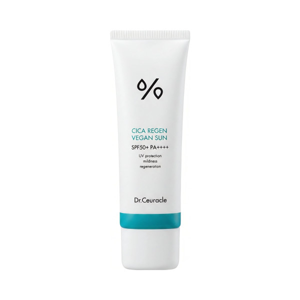 Сонцезахисний веганський крем з центелою азіатською Сica regen vegan sun cream spf50+