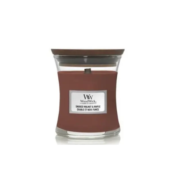 Ароматична свічка з ароматом копченого горіха та клену Mini candle Smoked walnut & maple