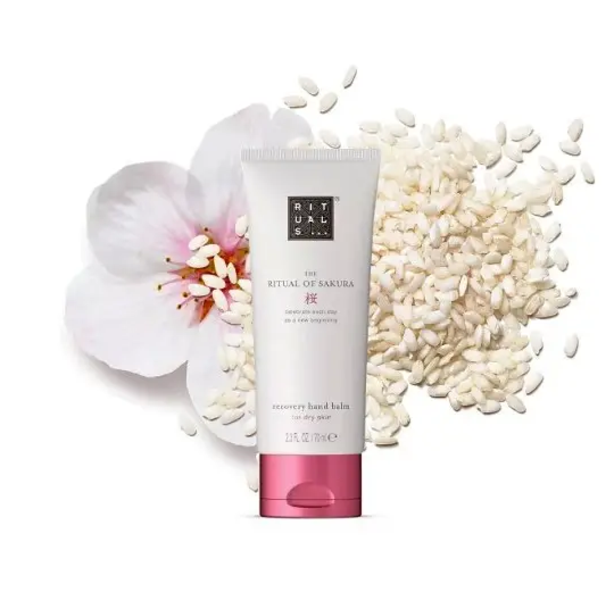 Відновлюючий бальзам для рук Hand balm tube Sakura