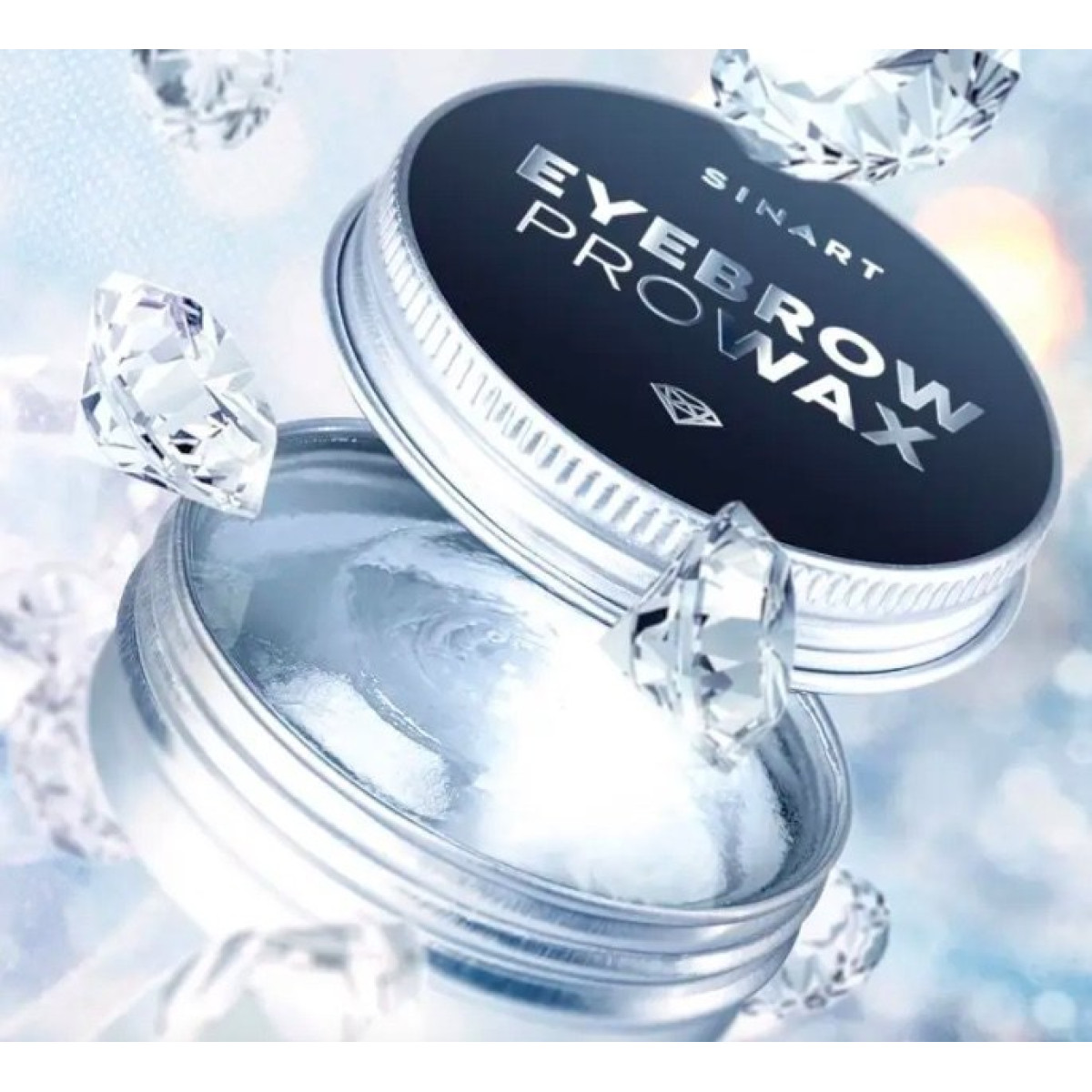 Віск для фіксації брів у міні форматі Eyebrow pro wax crystal travel size