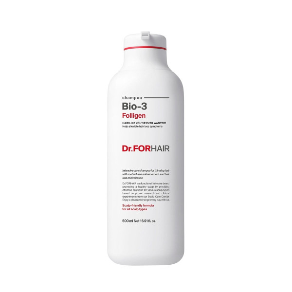 Відновлюючий шампунь проти випадіння Folligen BIO 3 shampoo large size