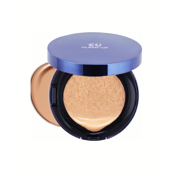 Кушон зі змінним блоком Clean-up skinfit cushion spf 50+ Natural beige 23