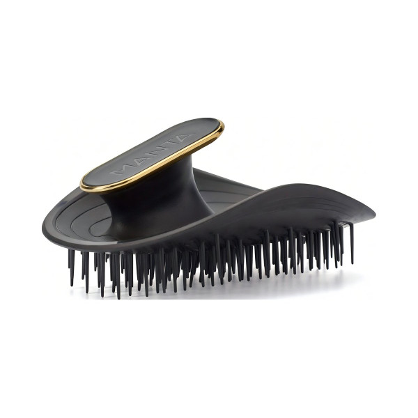 Масажна щітка для шкіри голови та волосся Brush Black/gold