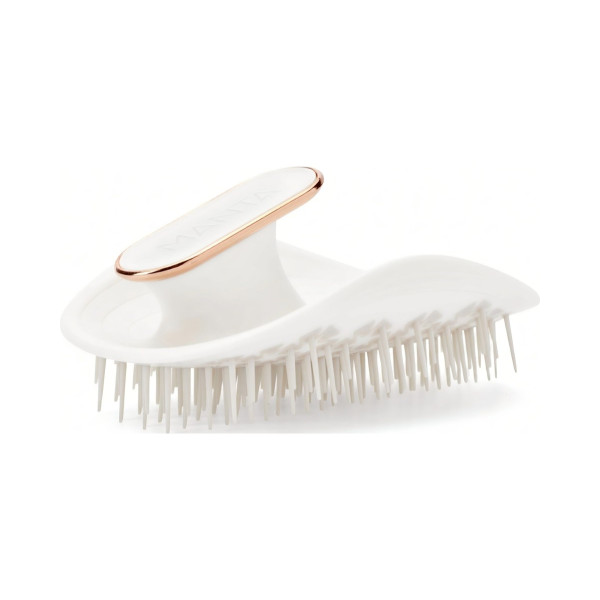 Масажна щітка для шкіри голови та волосся Brush White/rose gold