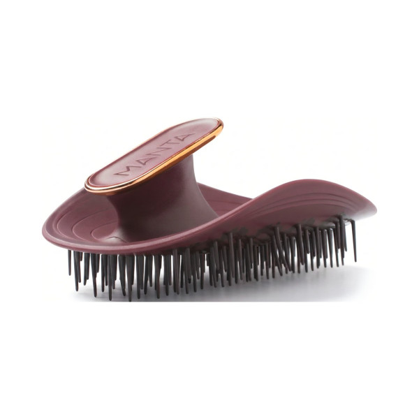 Масажна щітка для шкіри голови та волосся Brush Burgundy/rose gold