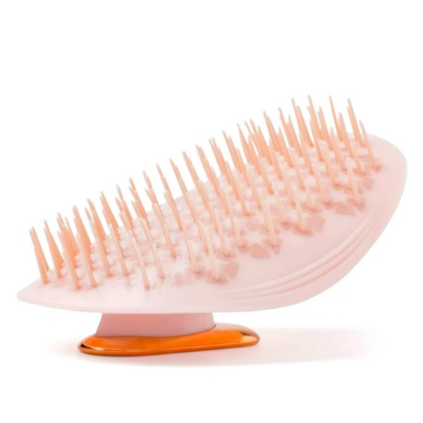 Масажна щітка для шкіри голови та волосся Brush Pink/rose gold