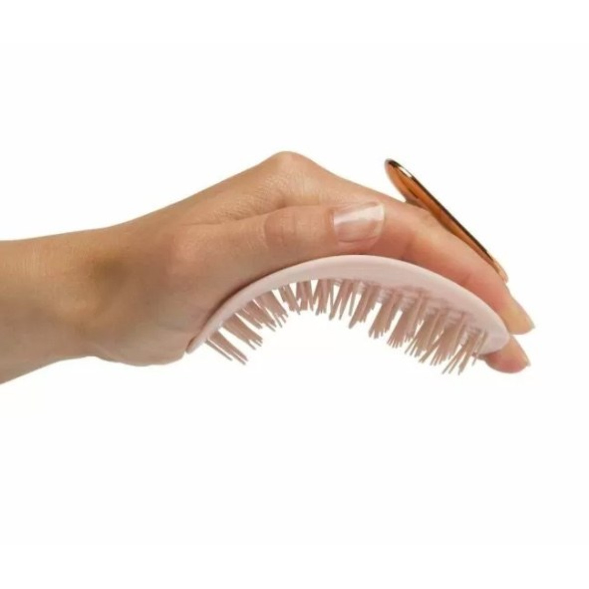 Масажна щітка для шкіри голови та волосся Brush Pink/rose gold