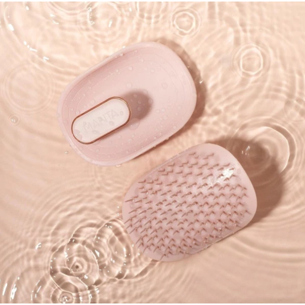 Масажна щітка для шкіри голови та волосся Brush Pink/rose gold