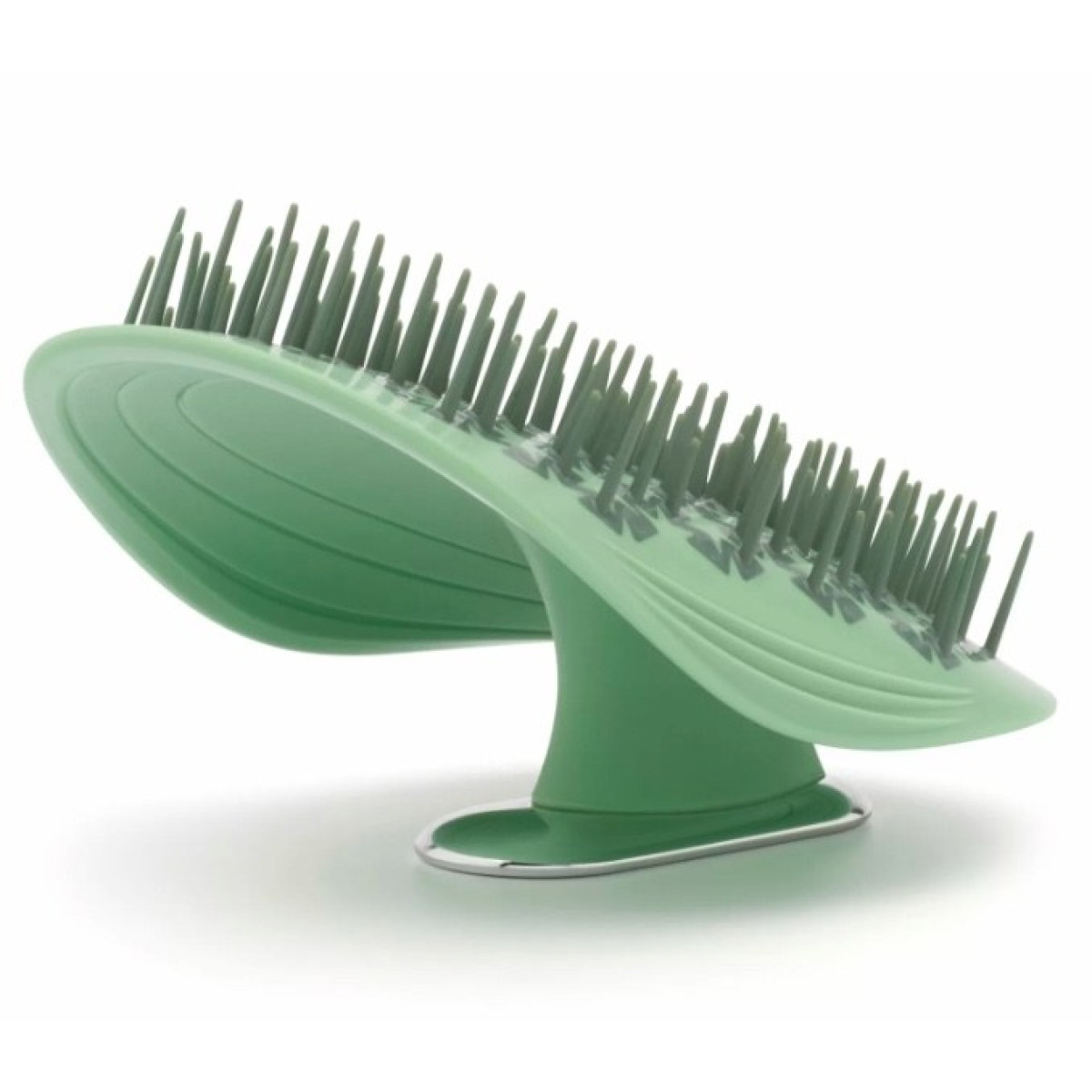 Масажна щітка для шкіри голови та волосся Brush Sage green