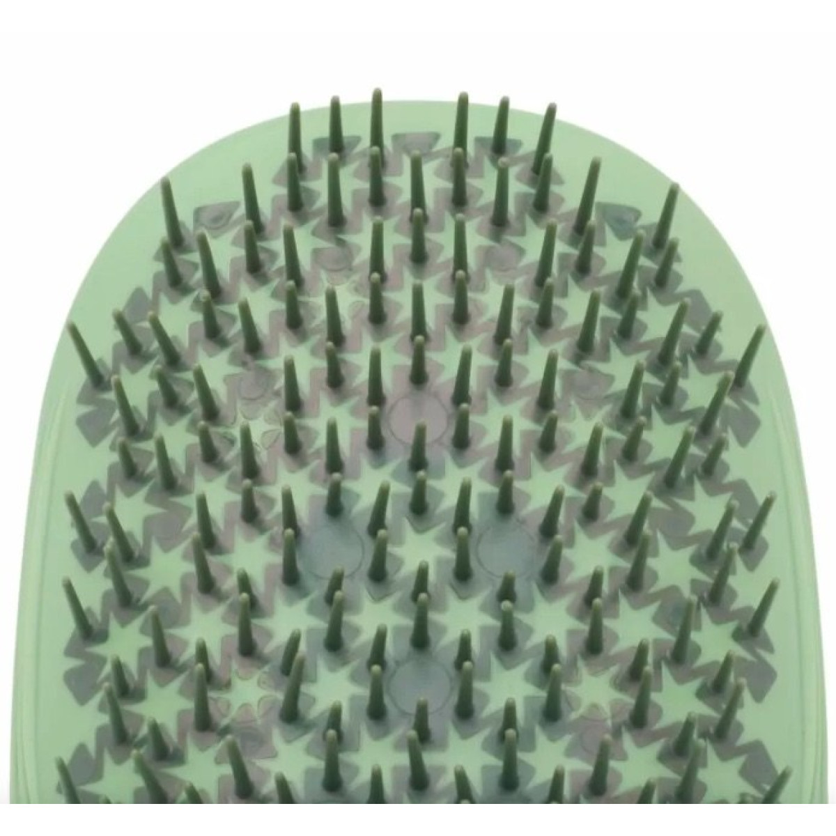 Масажна щітка для шкіри голови та волосся Brush Sage green