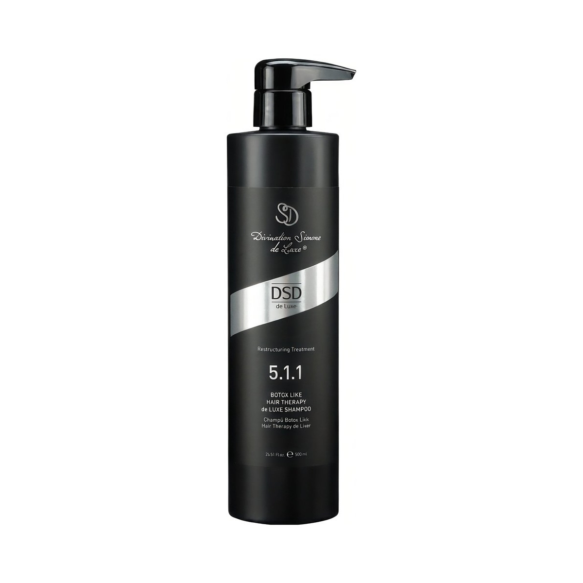 Відновлюювальний шампунь ботокс De luxe 5.1.1 botox hair therapy shampoo