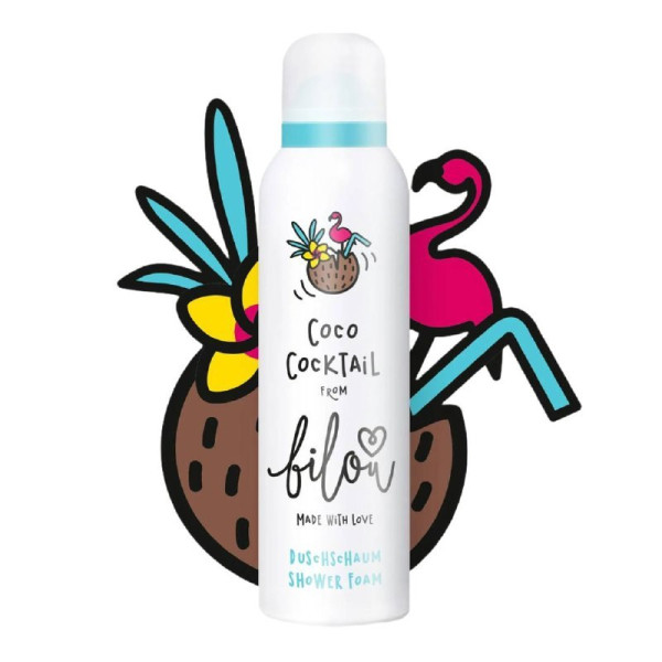 Пінка для душу з ніжним ароматом кокосу та ванілі Shower foam Coco сocktail