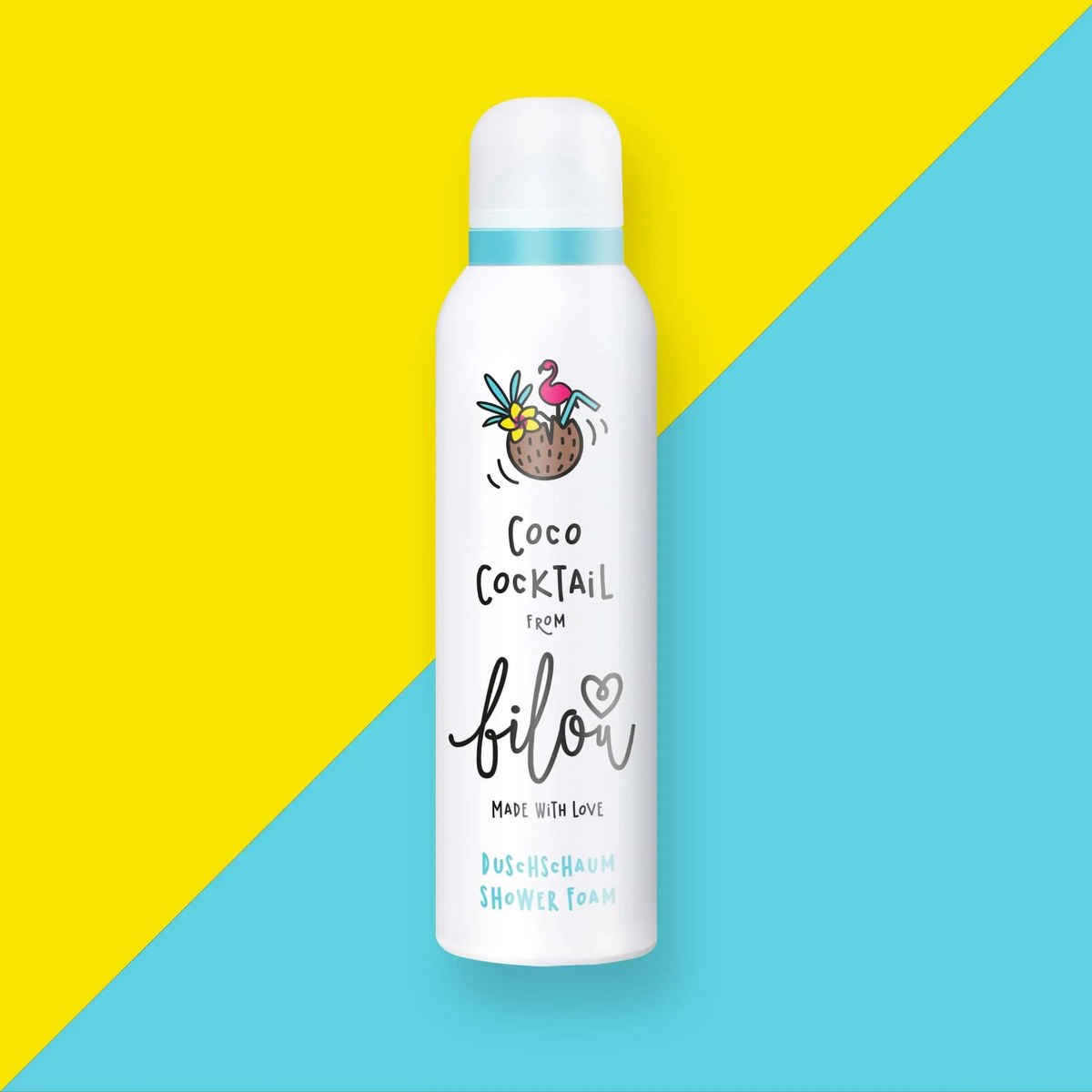 Пінка для душу з ніжним ароматом кокосу та ванілі Shower foam Coco сocktail