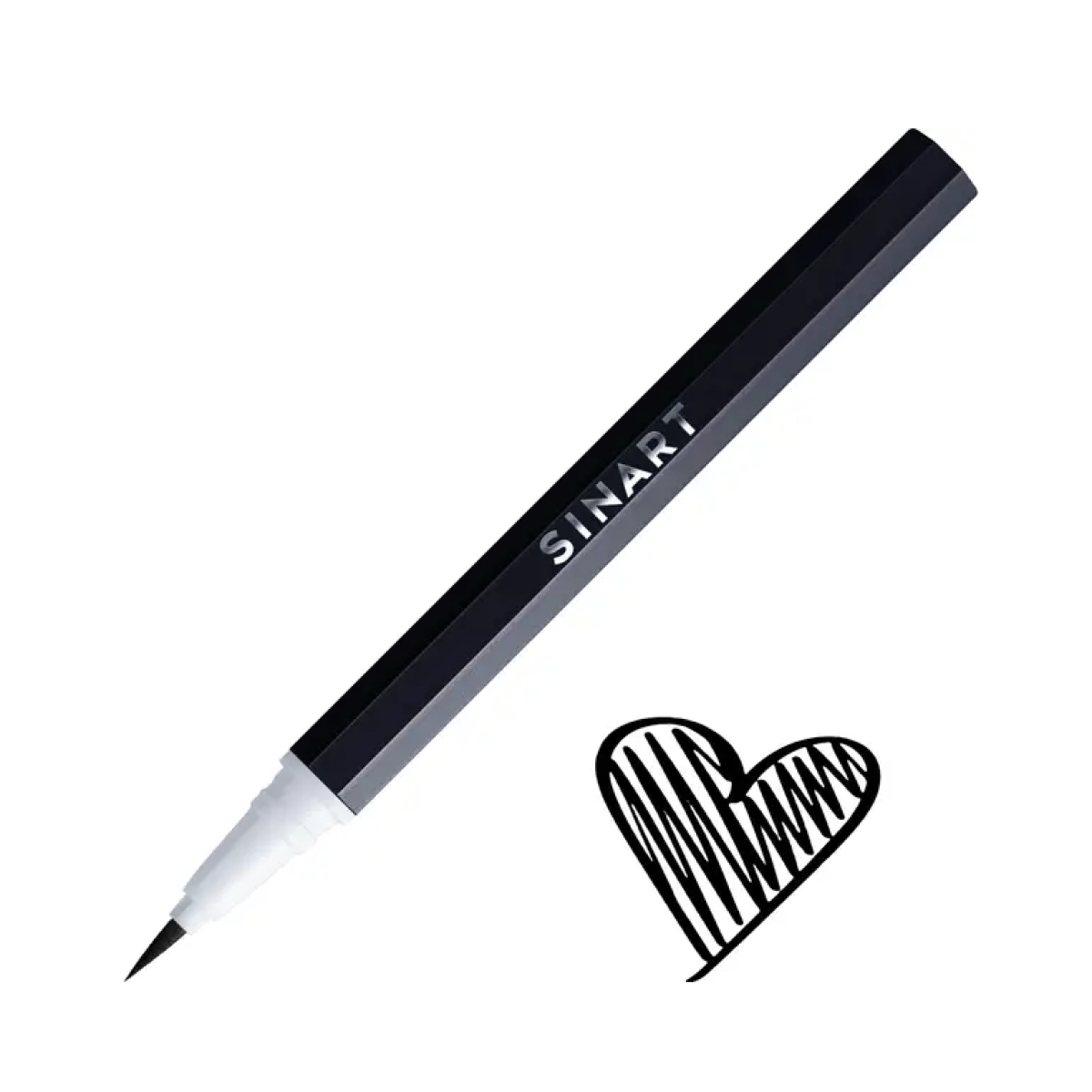 Водостійка підводка-фломастер для очей Fucking awesome waterproof eyeliner Black 01