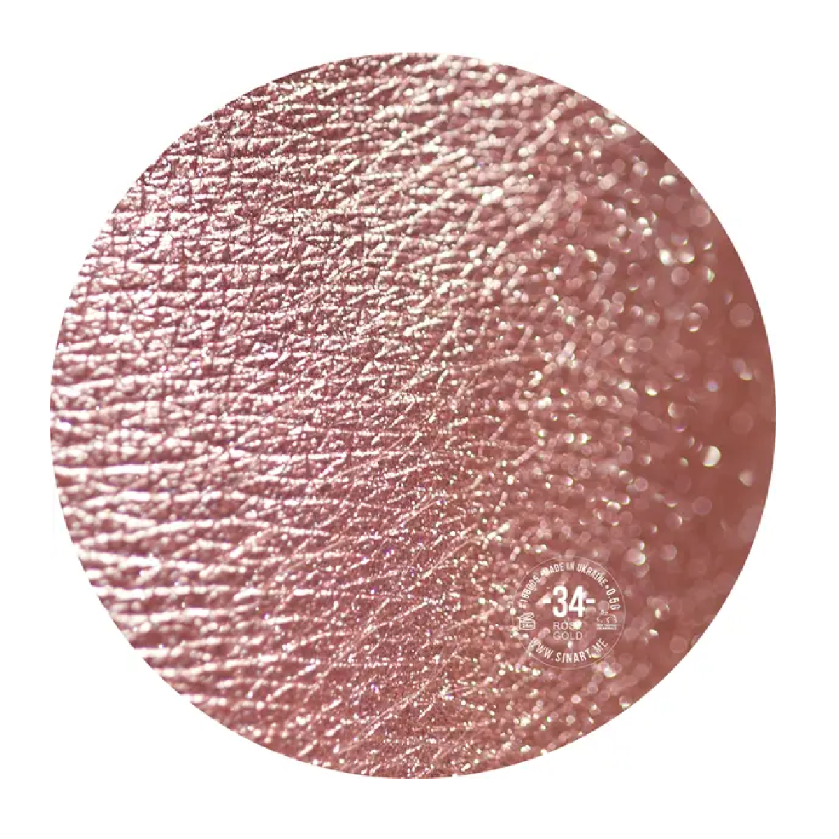 Розсипчасті тіні-пігмент для повік Eyeshadow Rosy gold 034