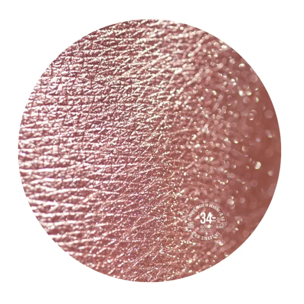 Розсипчасті тіні-пігмент для повік Eyeshadow Rosy gold 034