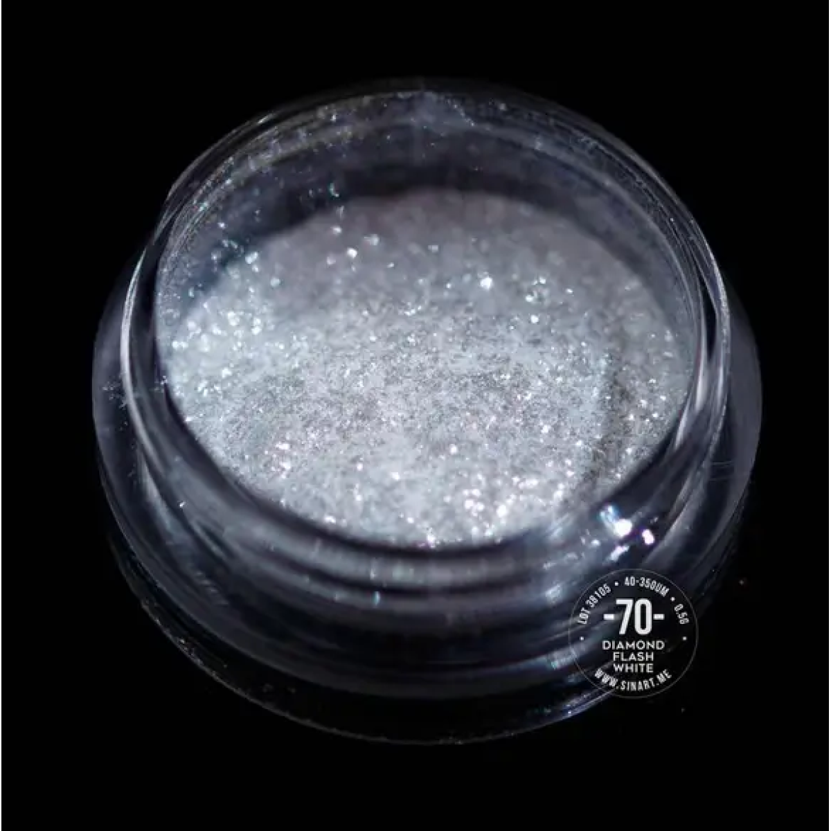 Розсипчасті тіні-пігмент для повік Eyeshadow Diamond flash white 070