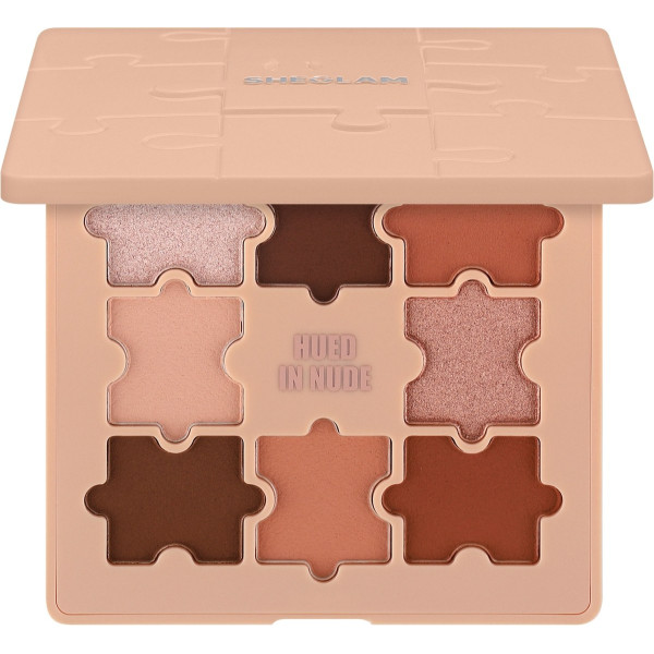 Палітра тіней Jazy jigsaw eyeshadow palette Hued in nude