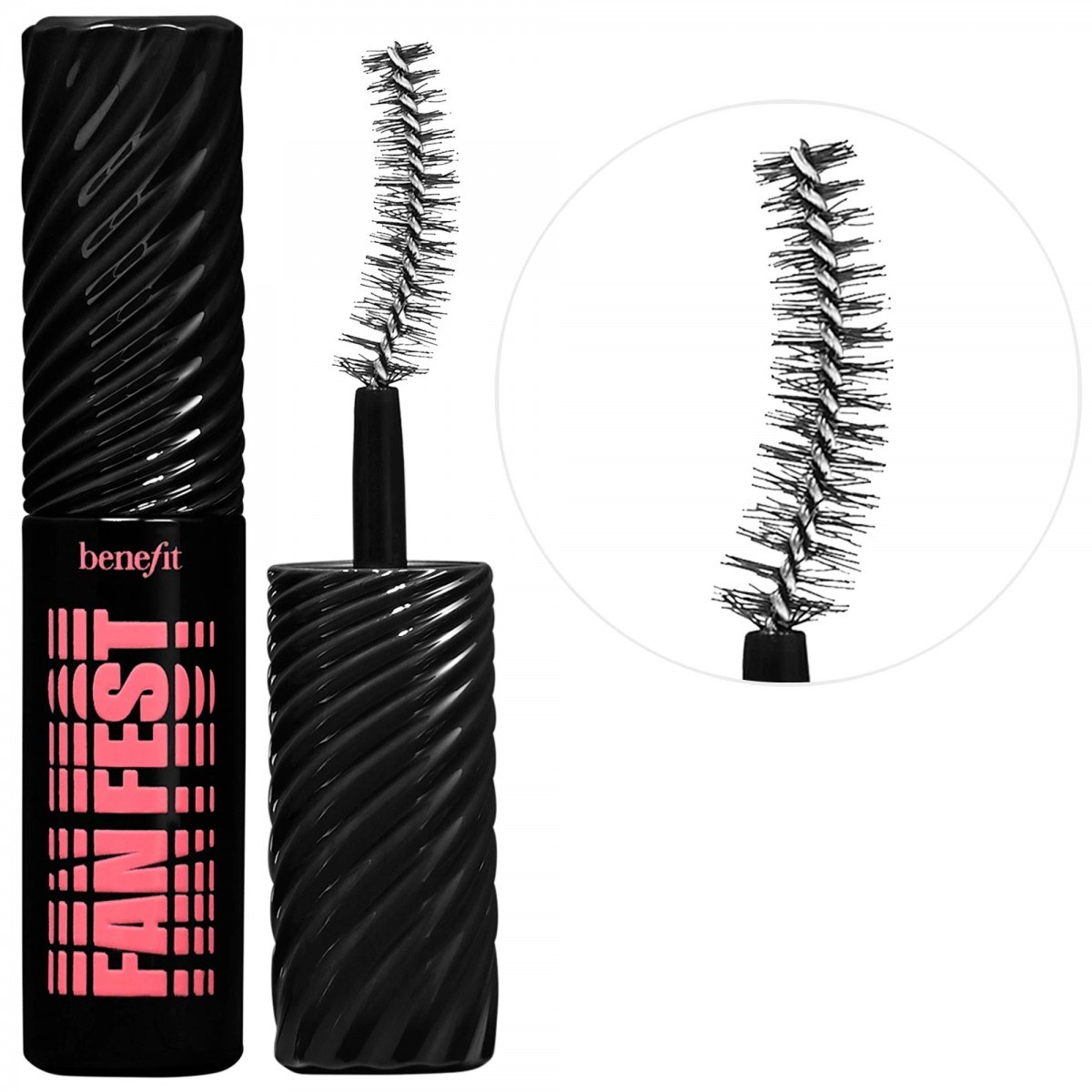Туш для вій у міні форматі Mascara fan fest volumizing mini size Hyper black