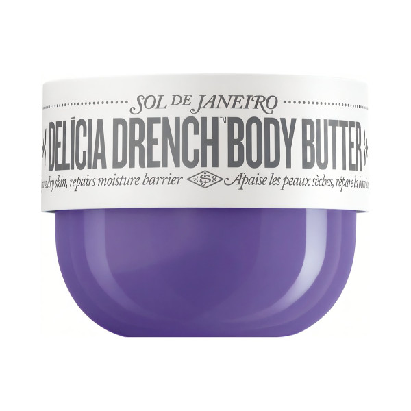 Парфумований зволожувальний крем для тіла у міні форматі Body cream travel size Delicia drench cream