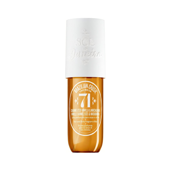 Парфумований міст для тіла та волосся у міні форматі Perfume body mist travel size Caramelized vanilla and macadamia 71