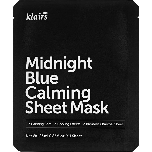 Тканинна заспокійлива маска Midnight blue calming sheet mask