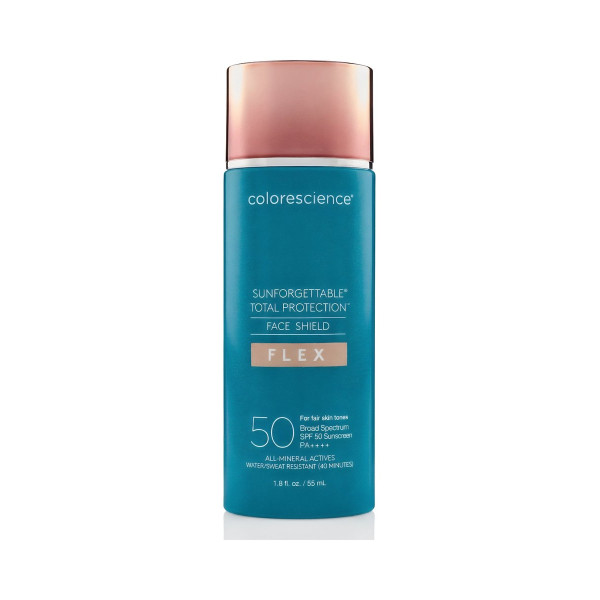 Сонцезахисний крем для обличчя з адаптивними пігментами Total protection face shield flex spf50 Fair