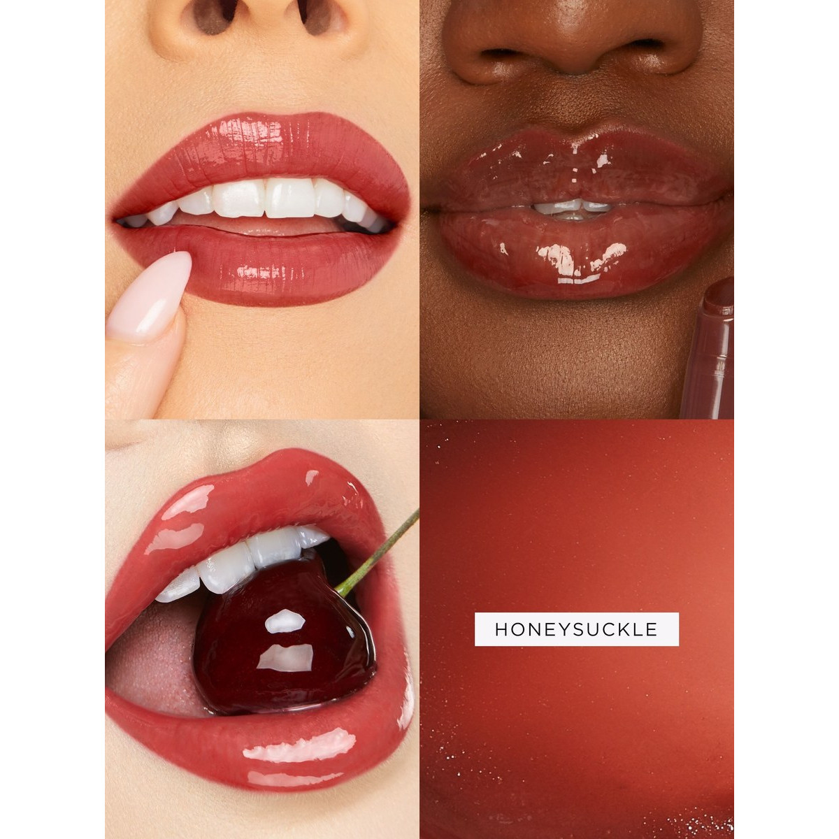 Бальзам блиск для губ Maracuja juicy lip plumping gloss Honeysuckle