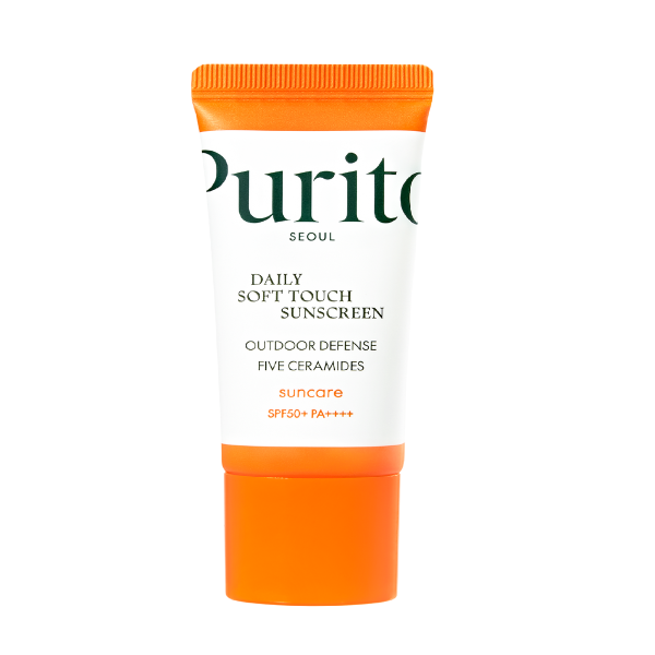 Сонцезахисний крем із керамідами у міні форматі Daily soft touch sunscreen spf50 travel size