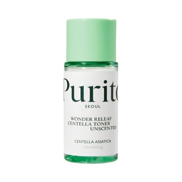Тонера з центелою без олій у міні форматі Wonder releaf toner centella unscented travel size