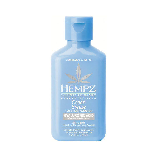 Зволожувальний лосьйон для тіла у міні форматі Herbal body moisturizer travel size Ocean breeze with hyaluronic acid
