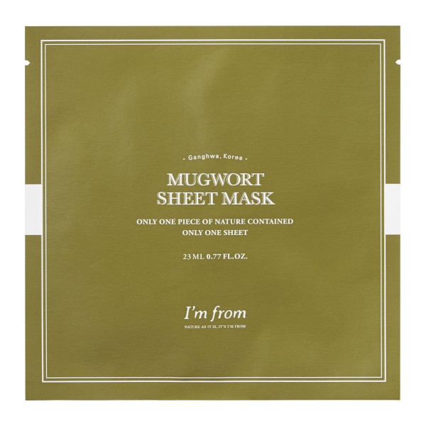 Заспокійлива тканинна маска з екстрактом полину Sheet mask Mugwort