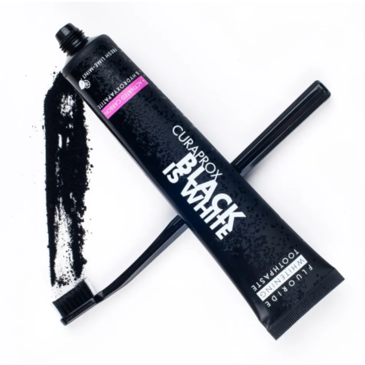 Відбілююча зубна паста з активованим вугіллям Toothpaste black is white