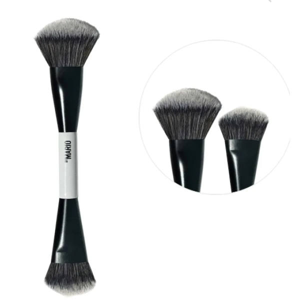 Двохсторонній пензлик для обличчя F4 dual ended foundation and face brush
