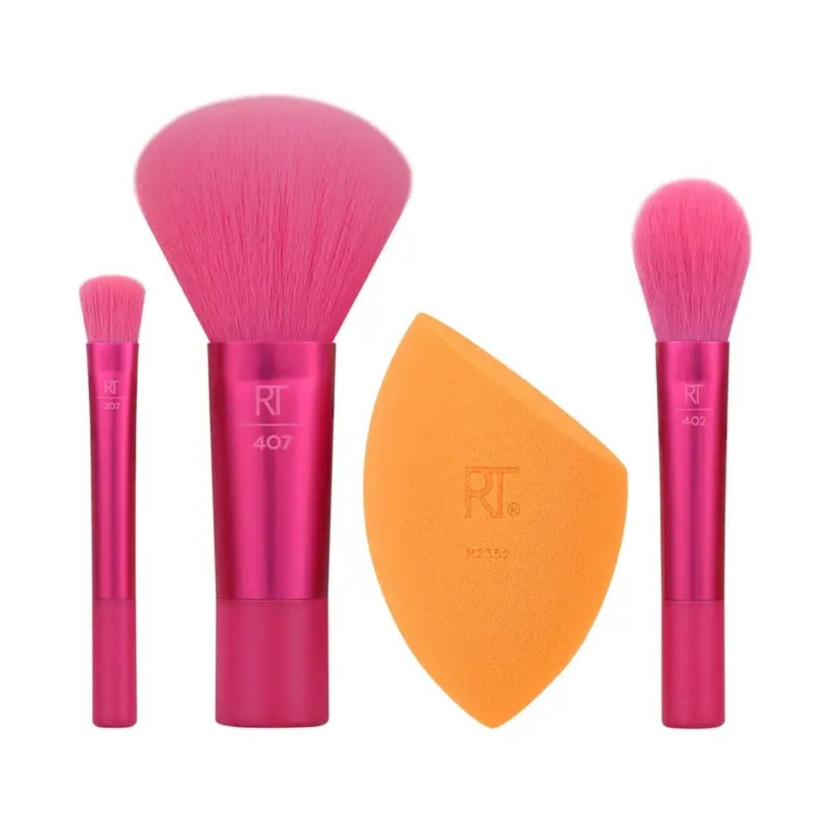 Набір пензлів для макіяжу обличчя Limited edition mini holidaze brush + sponge set
