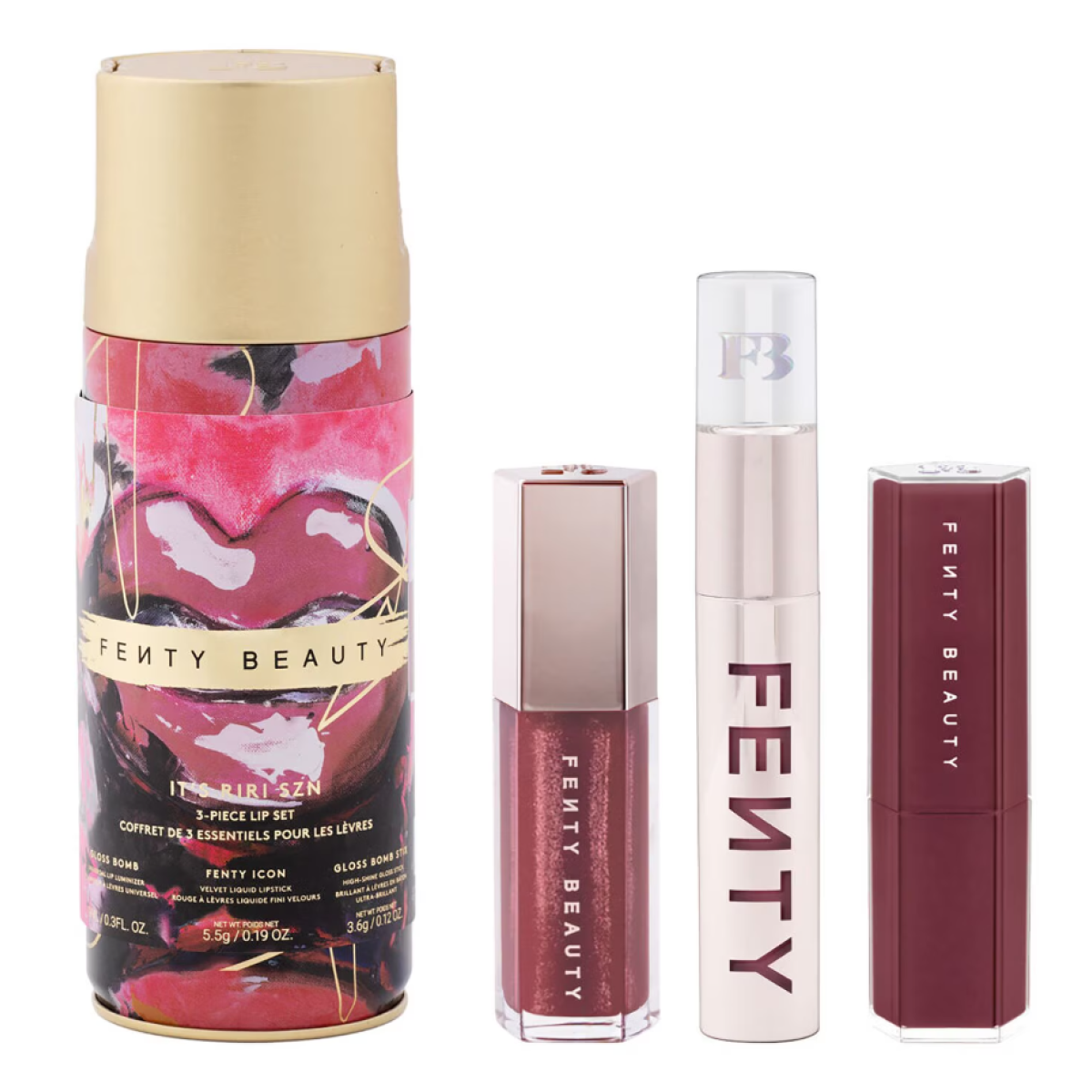 Набір для губ It's riri season 3-piece lip set