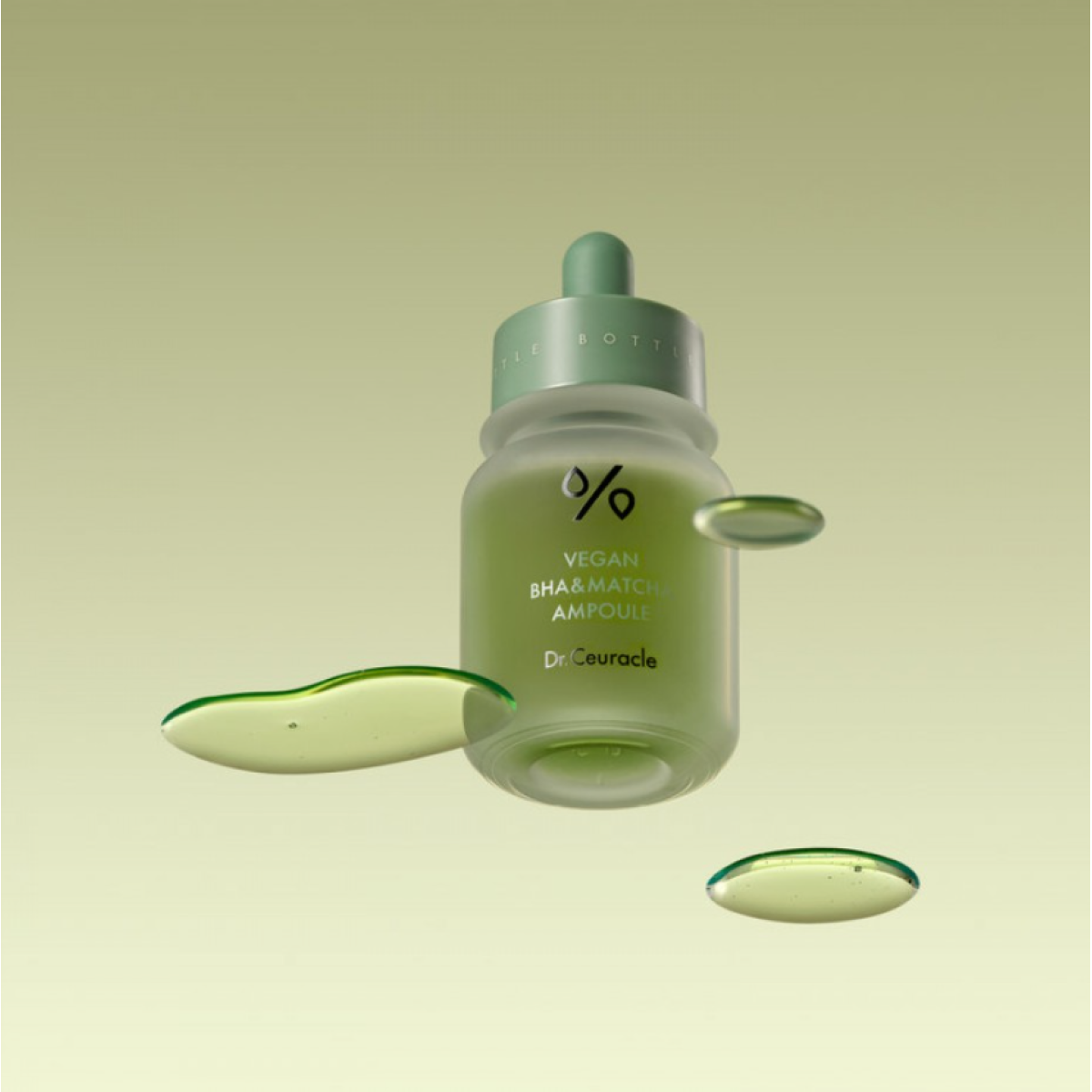 Ампульна сироватка з BHA кислотою та екстрактом матча Vegan bha and matcha ampoule