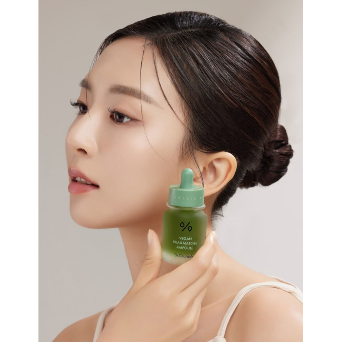 Ампульна сироватка з BHA кислотою та екстрактом матча Vegan bha and matcha ampoule