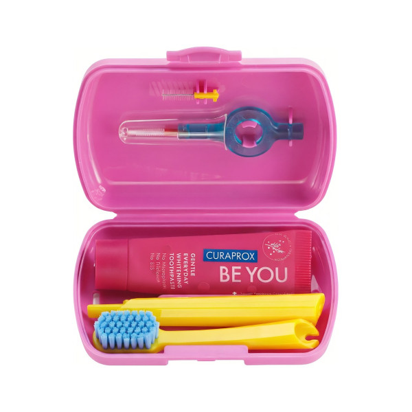 Дорожній набір для догляду за ротовою порожниною Travel set be you Pink