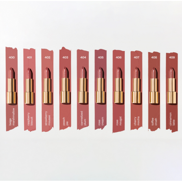 Кремова помада для губ Nudelightful lipstick Strawberry mousse 402