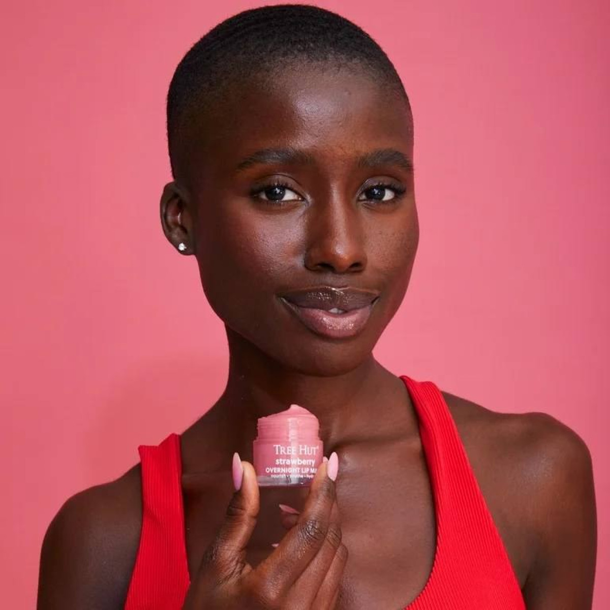 Нічна маска для губ Overnight lip mask Strawberry