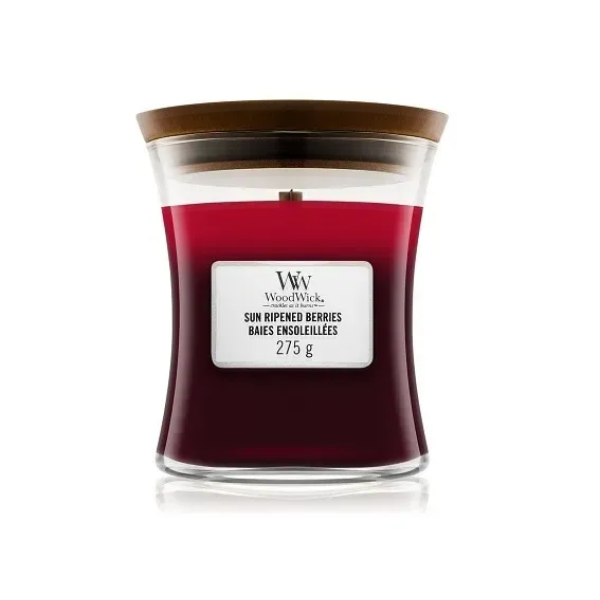 Ароматична свічка з ароматом пряної ожини та вишні Medium trilogy candle Sun riepened berries