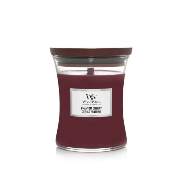 Ароматична свічка з ароматом темної вишні та амбри Medium candle Phantom cherry