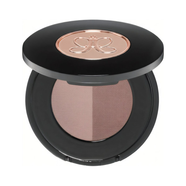 Пудра тіні для брів Brow powder duo Medium brown