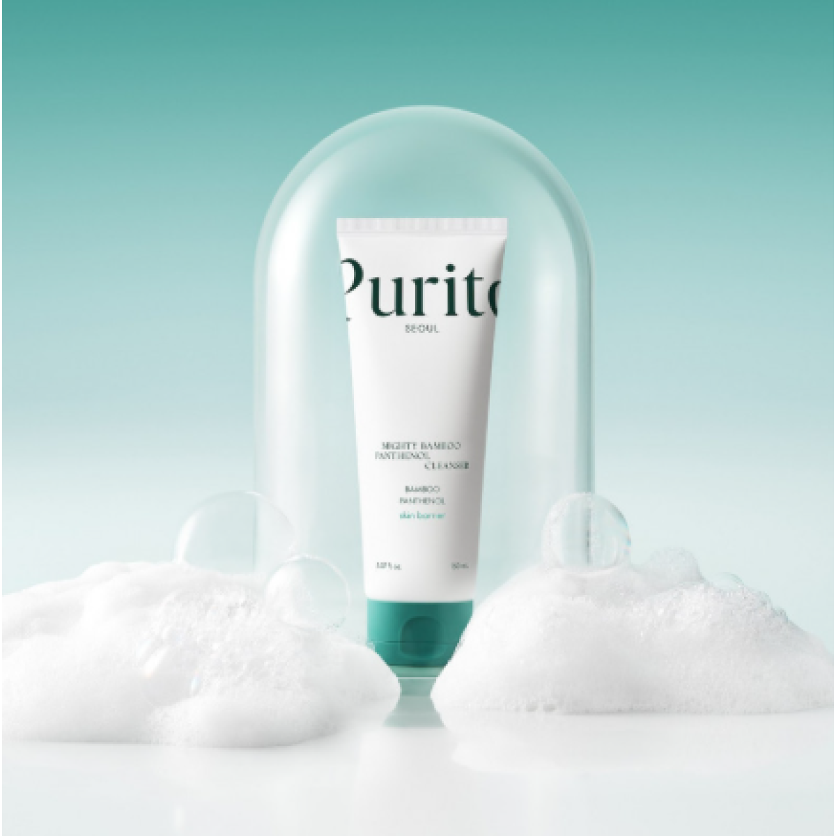 Гель для вмивання з екстрактом бамбука та пантенолом Mighty bamboo panthenol cleanser