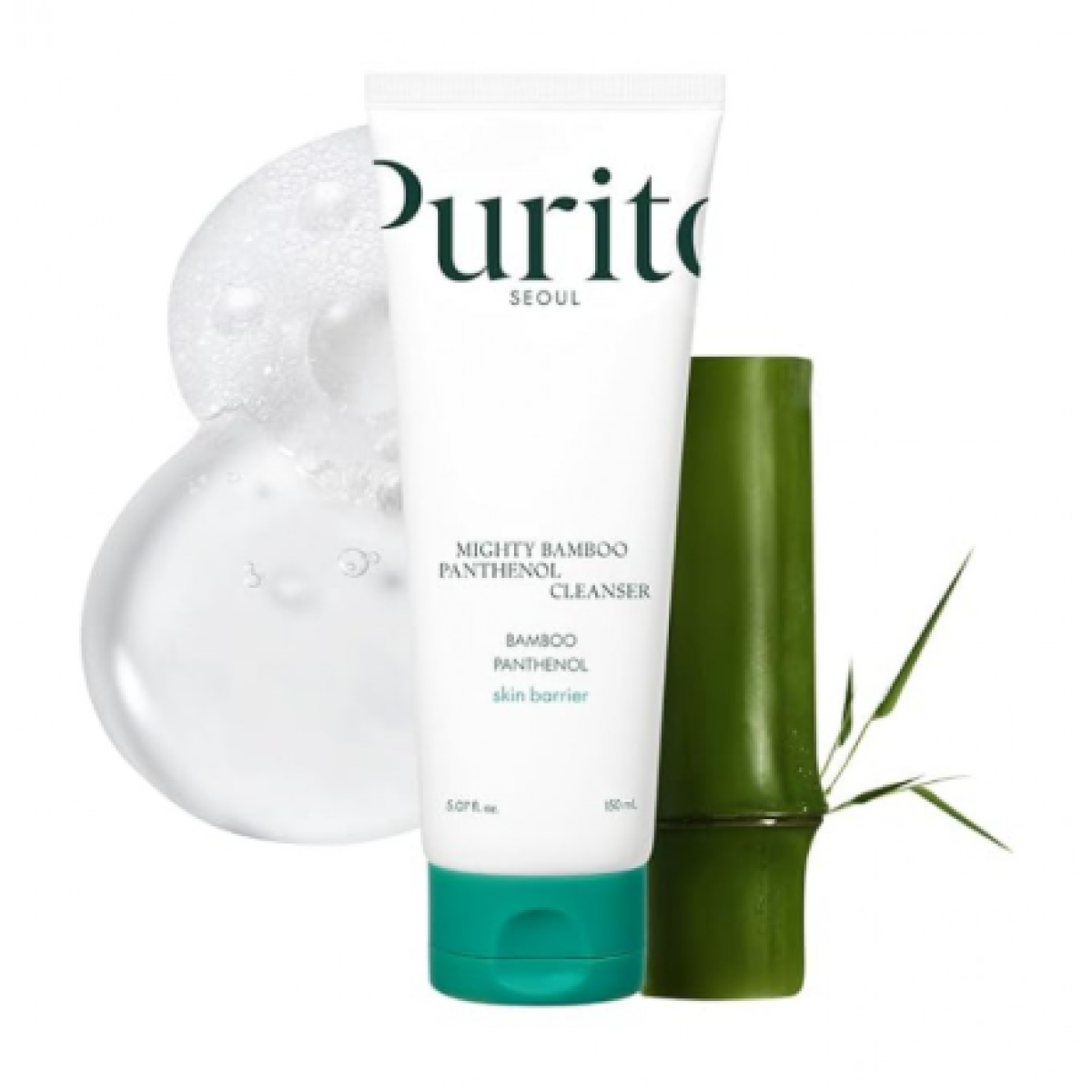 Гель для вмивання з екстрактом бамбука та пантенолом Mighty bamboo panthenol cleanser